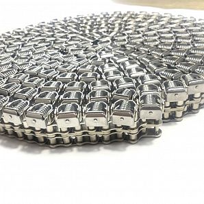 10B Edelstahl-Greifer-Förderband-Rollenkette